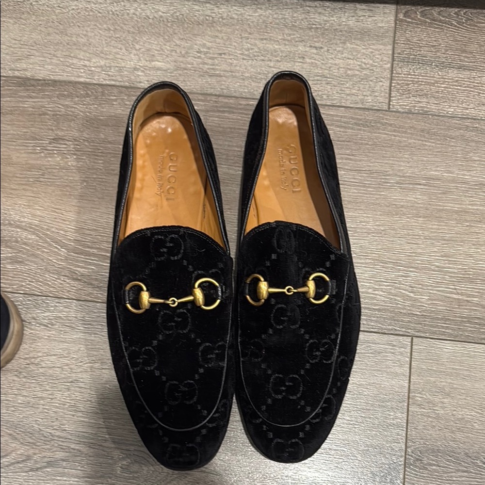 MINT Gucci Men's Black Loafers Size 9G, 10 US